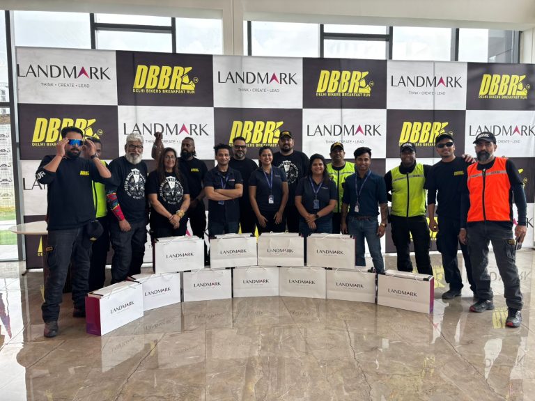 Landmark Group Partners With DBBR for a Thrilling Biking Rally in Gurugram