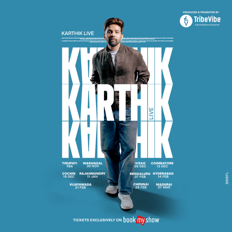 TribeVibe Entertainment announces acclaimed singer and composer Karthik’s extensive 11-city tour: ‘Karthik Live’