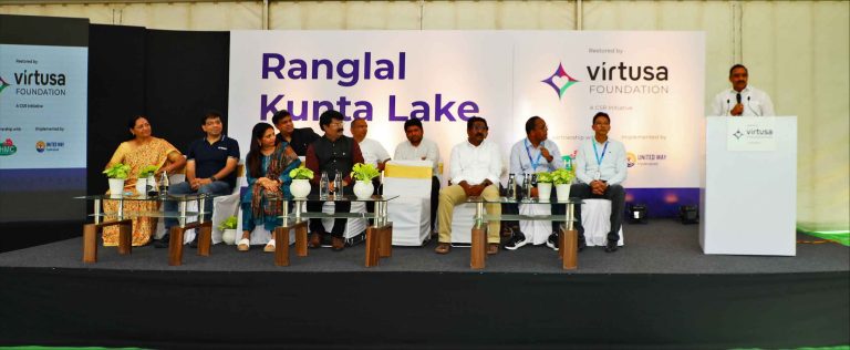 Virtusa Foundation Restores Ranglal Kunta Lake in Hyderabad’s Financial District