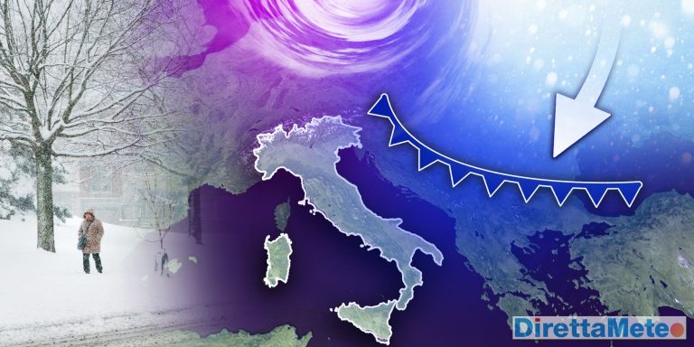 Meteo di fine anno: GELO su una parte d’Europa, ATLANTICO sull’altra, Italia osservata speciale
