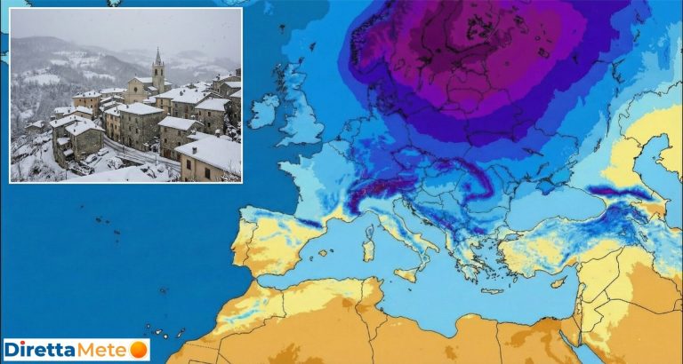 Meteo inizio gennaio: confermato il freddo e la neve a quote basse