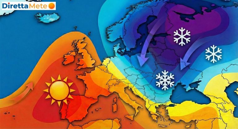 Meteo, il gelo artico punta l’Europa e l’Italia osserva con attenzione l’evoluzione