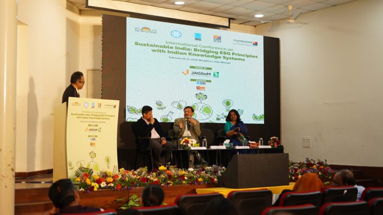 JAGSoM Hosts International Conference on Sustainable India, Blending Indian Knowledge with ESG and Future-Ready Leadership 