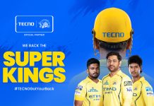 TECNO Launches #TECNOGotYourBack, Becomes the Backbone of Chennai Super Kings as First Proof Point