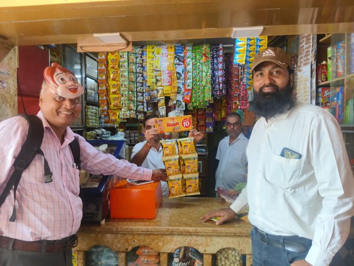 Pic 3 Retail partners display “Nissin Chhota Bheem Masala Noodles” at a local kirana store, marking on-ground availability and distribution rollout