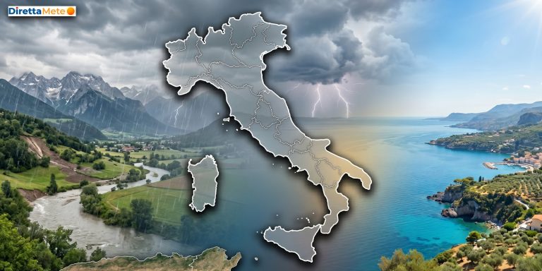 Piogge in Italia fino al 20 Maggio: la linea del modello ECMWF