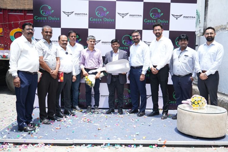 Montra Electric, along with Green Drive and TVS Vehicle Mobility Solution, delivers 100 EVIATOR 350 Electric Refrigerated Trucks for ‘More Retail’ across Major Cities