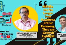 Secretary, Ministry of MSME Shares Vision for India’s Enterprise Economy in Exclusive SMEStreet ViewPoint with Dr Faiz Askari; SMEStreet Announces Campus to Commerce Initiative