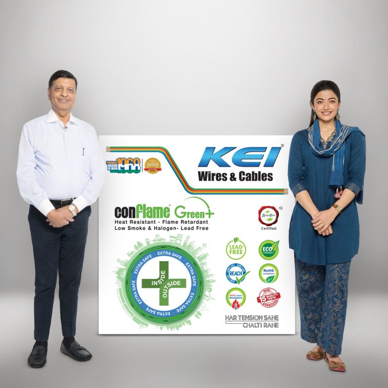 KEI Industries Limited welcomes Rashmika Mandanna as its Brand Ambassador