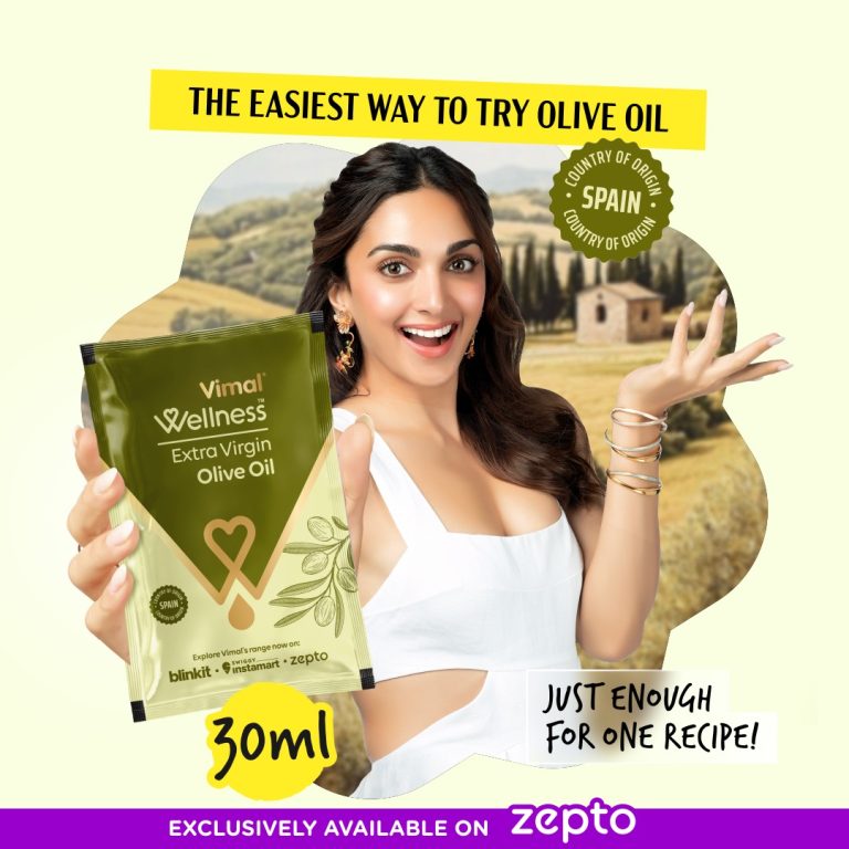 A First for India: Vimal Wellness Launches India’s First 30ml Extra Virgin Olive Oil Pouch, Exclusively on Zepto